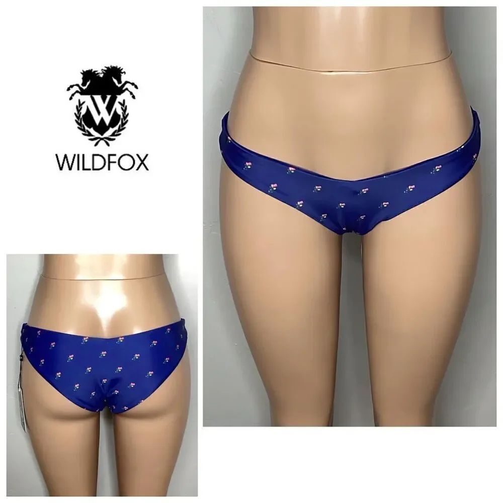New. WILDFOX rosebud bikini bottom. Large. Retails $88